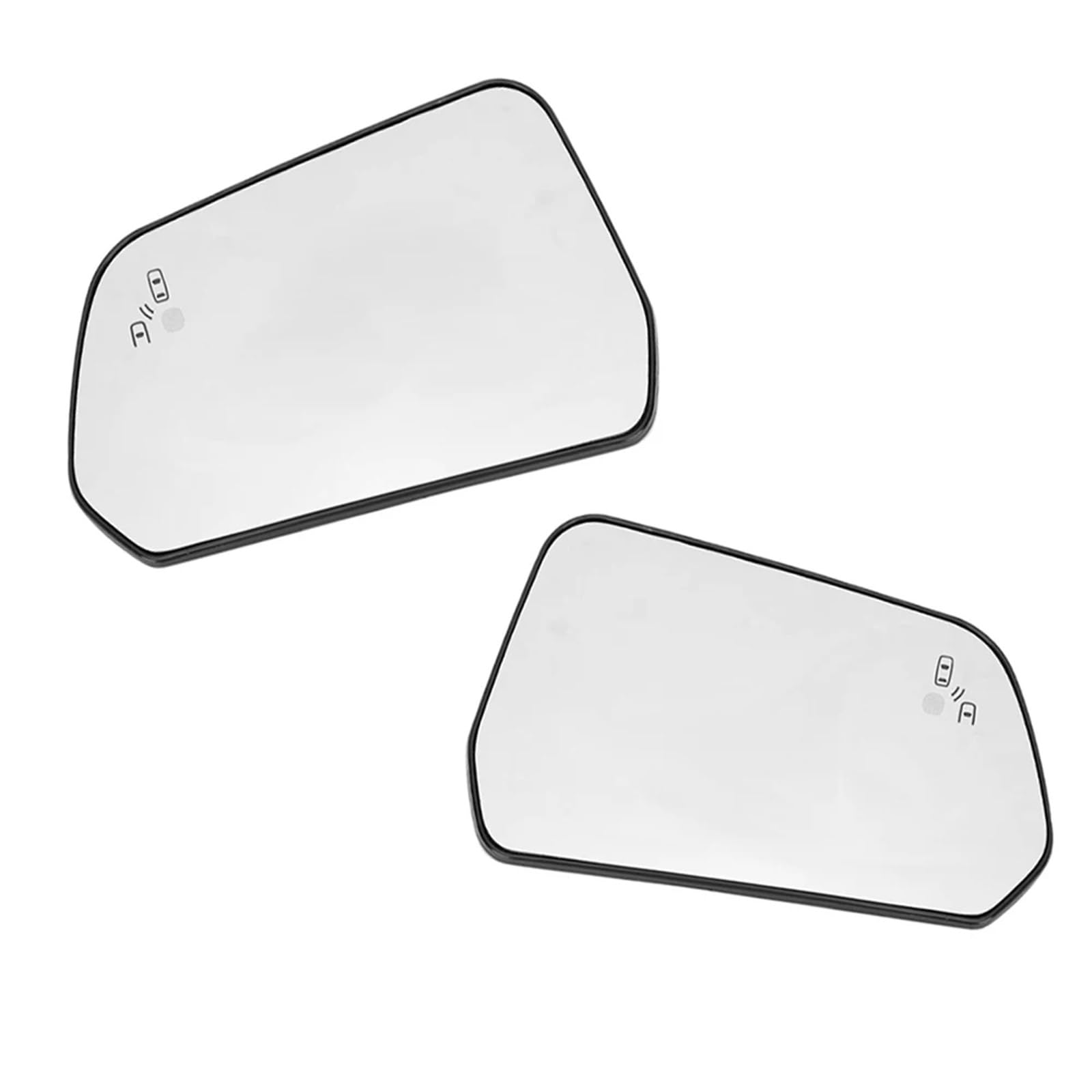 Miroir adhésif Rétroviseur latéral chauffant avec lentille en verre et angle mort pour Ford pour Mustang 2015-2017 FR3Z17K707R(Right Passenger)