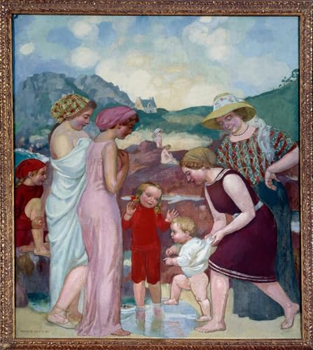 Peinture Maurice Denis les Premiers Pas Toile Décoration Famille