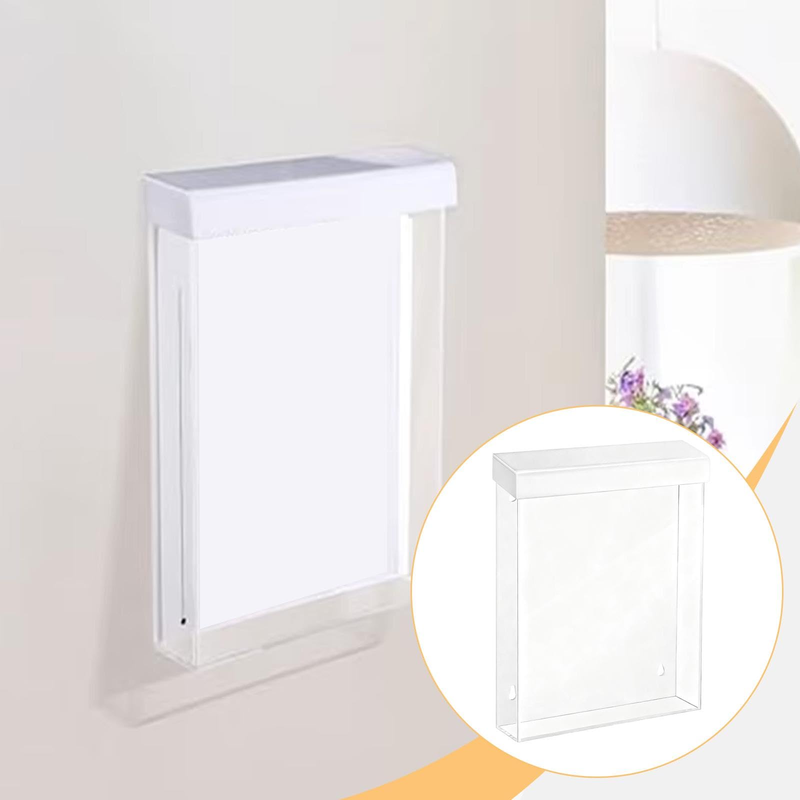Porte-brochures d'extérieur en acrylique transparent et étanche, support mural pour documents