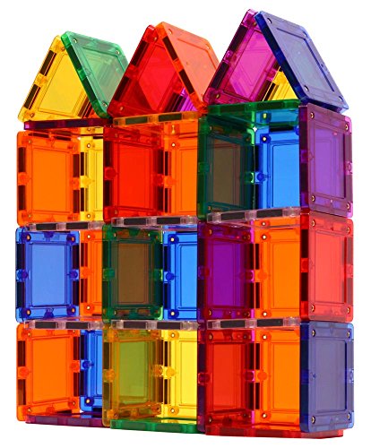 Tileblox Rainbow 104pc Set Magnetic Building Blocks, Educational Magnetic Tiles Kit , Magnetic Construction STEM Toy Set - Thumbnail 6