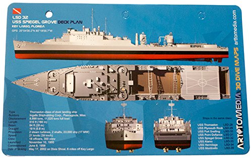 Art to Media Dive Map - Spiegel Grove Deck Plan