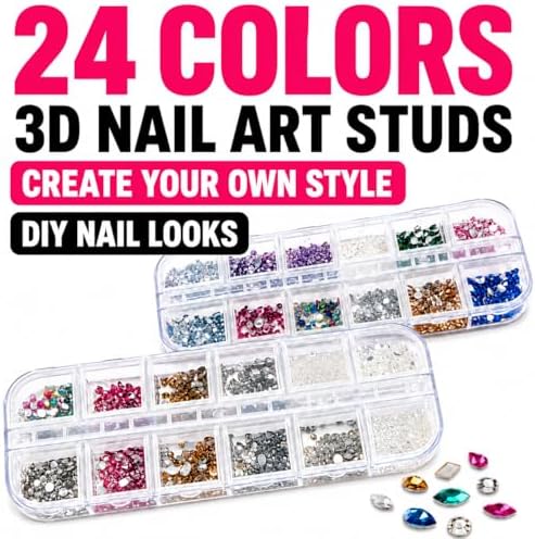 48 Colors Resin Jelly Rhinestones for Bedazzling, 3mm 32000 Pcs Flatback Gems, Tweezers and Pickup Pen for Crafts Clothes DIY Wedding Decoration - 1