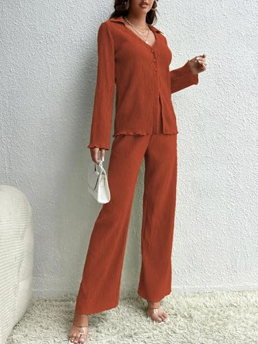 Image of GRECIILOOKS Co ord Set Women Stylish | Dress for Woman | Women's Summer Cord Set | Trendy Poly Cotton Pajama Set | Full Sleeve Beach & Resort Outfits
