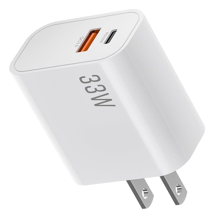 Amazon | USB 充電器 ACアダプタ【33 W急速充電】USB-A TYPE-C