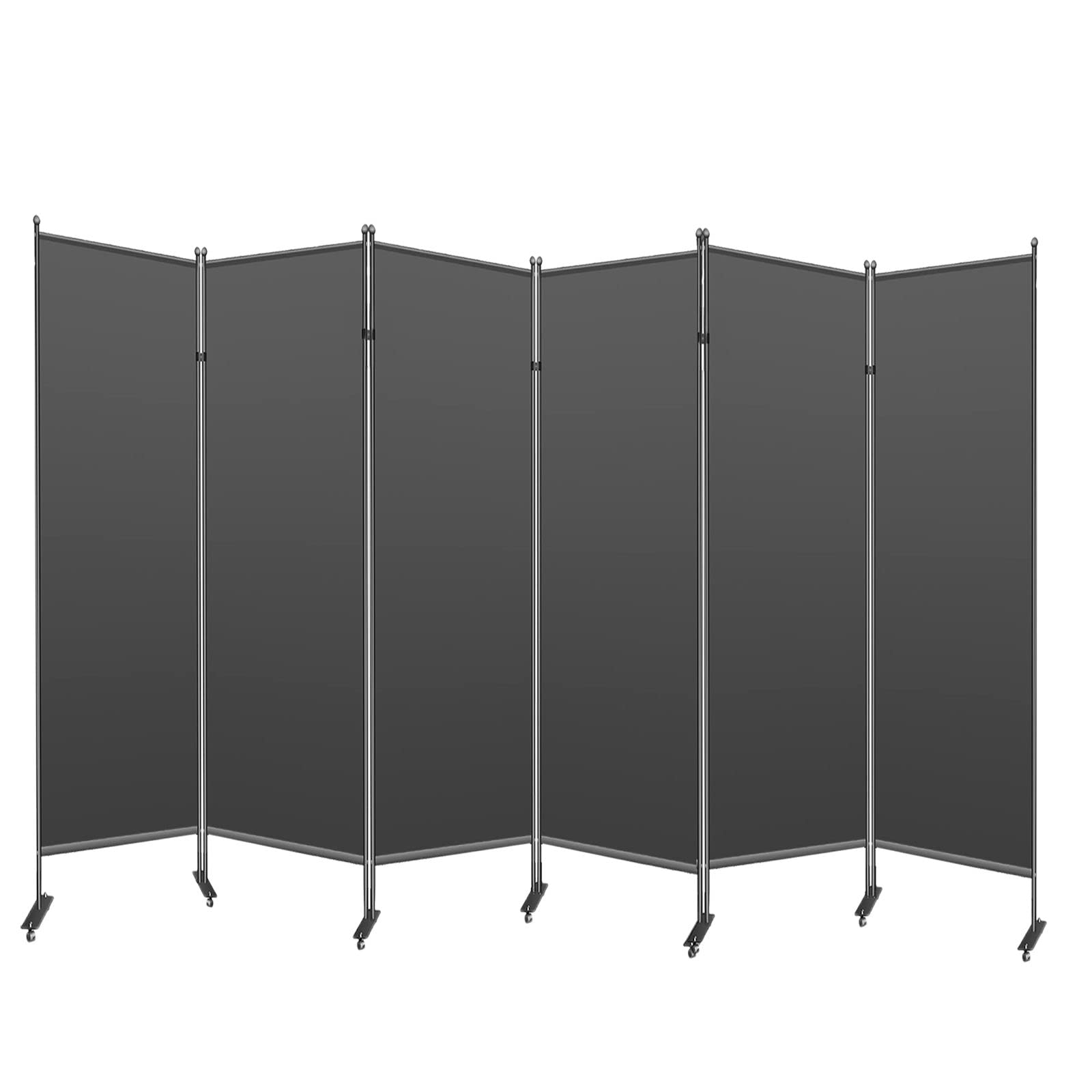 Buy Jhanw Room Divider 6 Panel 204" Wx71 H, Folding Room Partition on