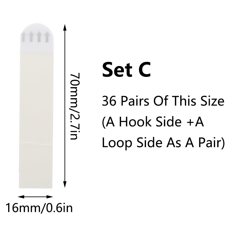 Picture Hanging Strips Heavy Duty, Hanging Hooks Strips No Nails Picture Hooks for Pictures Frames - Image 2