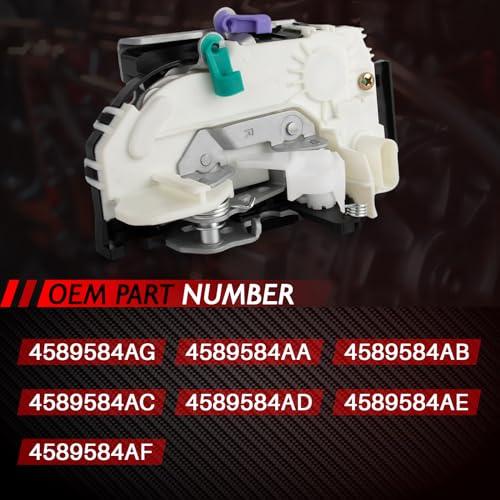 Image of Power Lock Tailgate Door Latch Actuator 4589584AG Replacement Fit for 2007-2017 Jeep Wrangler 2018 Jeep Wrangler JK 3.6L 3.8L 4589584AA 4589584AB 4589584AC 4589584AD 4589584AE 4589584AF