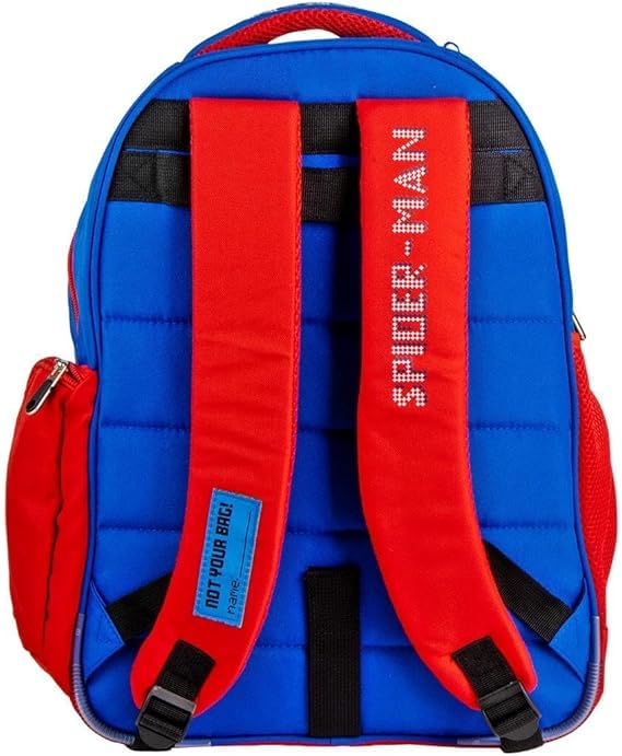 Zaino originale per bambini con design Spiderrman - Zaino scolastico grande 42 cm per scuola elementare, leggero, resistente e con spallacci regolabili