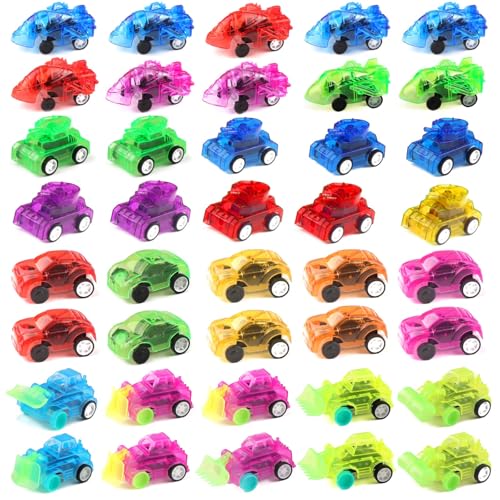 SneiDr 40 peças mini carros retrocesso para crianças sem pilhas 4 modelos avião carro Bulldozer tanque brinquedos educativos presentes de aniversário e Natal pequenos presentes carros de brinquedo