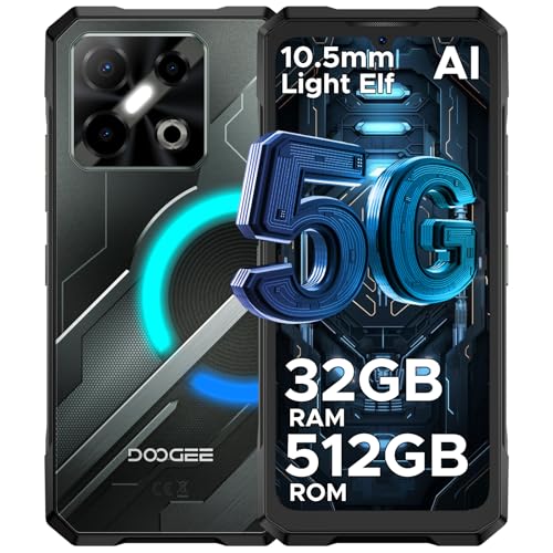DOOGEE Blade GT Pro 5G Rugged Smartphone 2025, efectos de luz dinámicos, 32 GB + 512 GB DDR5, 6 nm...
