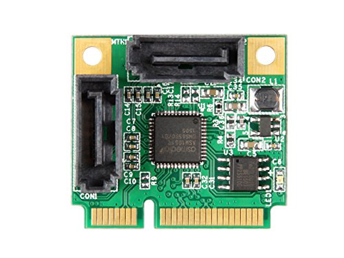 RAID 2 porty SATA 3.0 Mini PCIe Controller Card Mini PCI-e do Dual SATA III 6 GB konwerter + RAID0 RAID1 JOBD Bracket