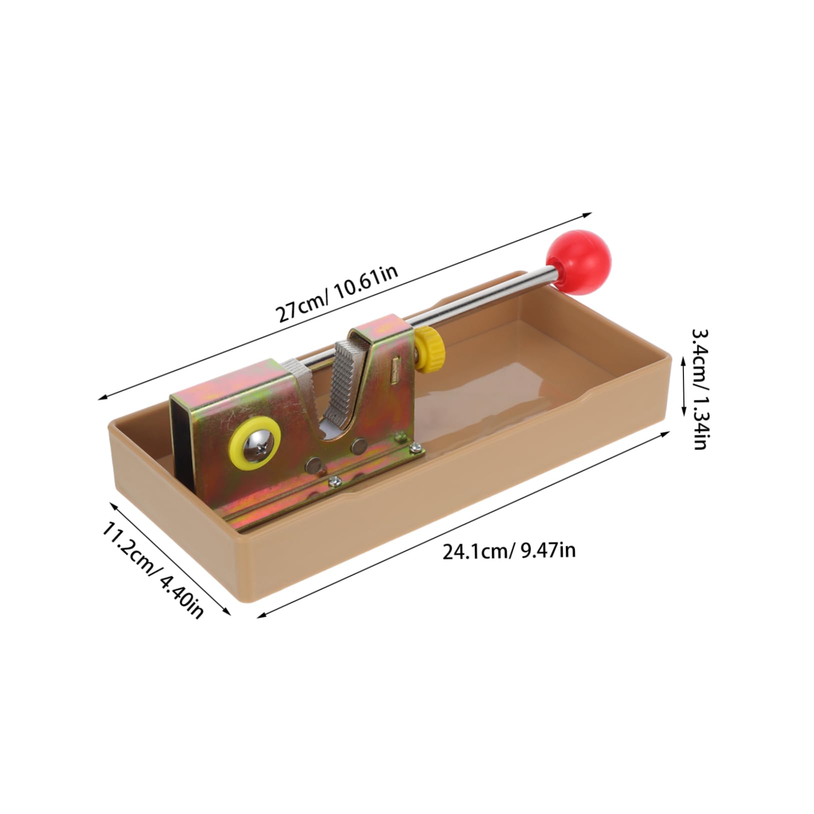 Cabilock Adjustable Stainless Steel Nutcracker Tool for All Nut Types Manual Nut Cracking Device for Pecans Walnuts and Portable Non Slip Design for Home