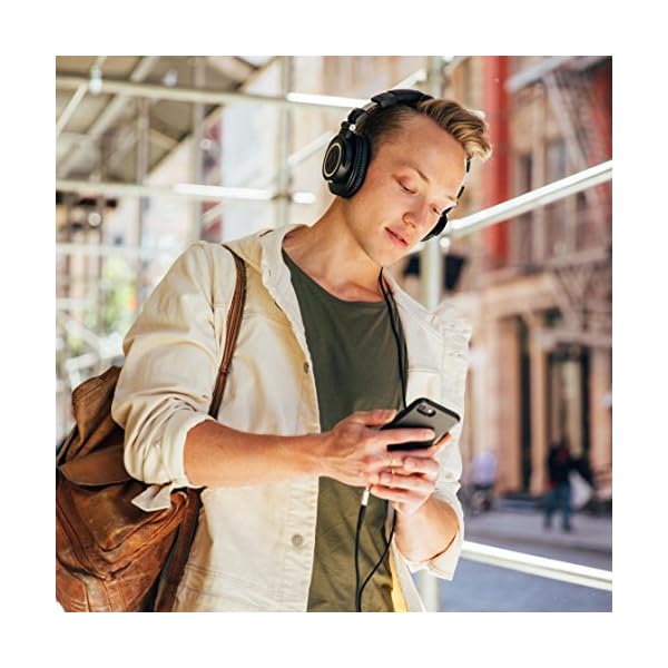 Audio-Technica-ATH-M50X-Professional-Studio-Monitor-Headphones-Black-Professional-Grade-Critically-Acclaimed-with-Detachable-Cable Audio-Technica ATH-M50X Professional Studio Monitor Headphones, Black, Professional Grade, Critically Acclaimed, with Detachable Cable