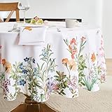 🌸 Polyester de haute qualité – certifié Oeko-Tex Standard 100 Confectionnée en polyester sélectionné, cette nappe se distingue par sa stabilité, sa résistance et sa texture agréable. La certification Oeko-Tex Standard 100 garantit que le tissu a été testé contre les substances nocives et est sûr au contact de la peau. Particulièrement adaptée aux foyers familiaux, c’est une option durable et fiable pour un usage quotidien ou pour des occasions spéciales au printemps.