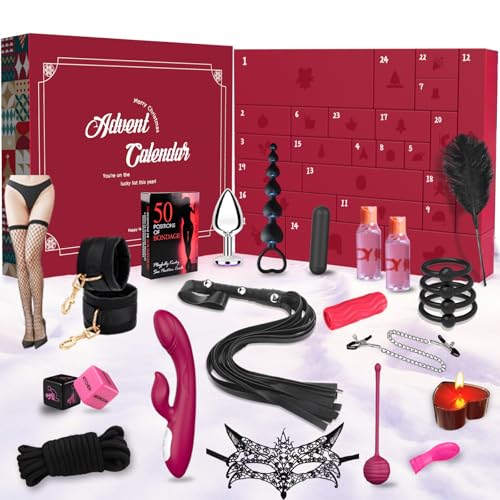 Geschenk zum Valentinstag 2026 für Paare und Erwachsene Singles 24 sinnliche Sexspielzeuge Geschenke inkl Erotik für das Neue Jahr Weihnachts-Kalender Adult Toys Liebesspielzeug für Überraschungen