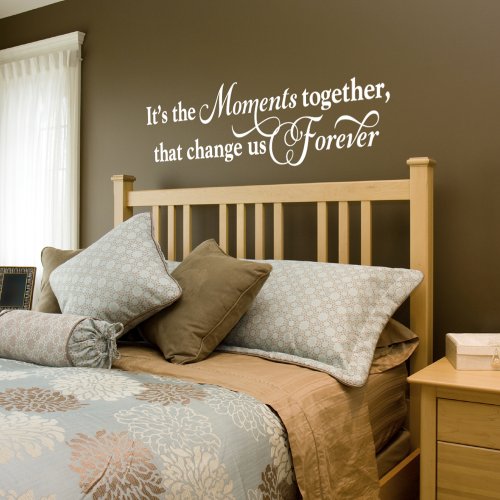 Moments Together Change Us Forever Quote Vinyl Wall Decal Sticker Art, Words Home Decor #TOP2