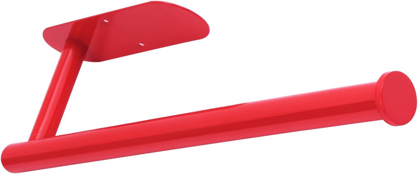 YeeBeny Pink Paper Towel Holder Self Adhesive or Drilling for Kitchen