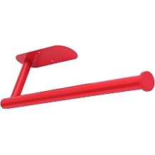 Yeebeny Red Cabinet Mount Paper Towel Holder - Stainless Steel