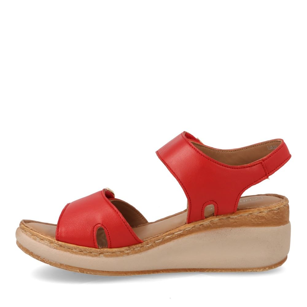 Laura AZAÑA - Sandalia en Piel, cuña 5,5 cm 28403 para: Mujer