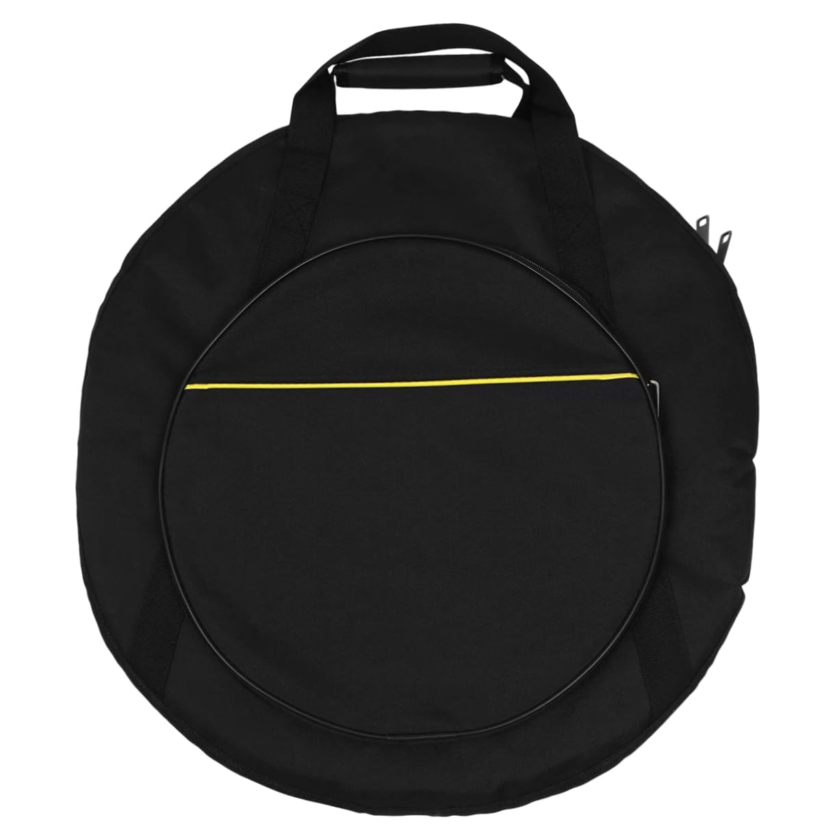 GOOHOCHY Thick Waterproof Marching Cymbal Bag Oxford Fabric Drum Bag Padded Side Pocket for Safe Storage