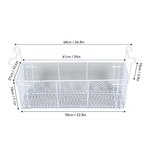 Cesta de Freezer, Caixas Organizadoras de Freezer Com Alças Suspensas, Cestos de Arame de Aço Estáve
