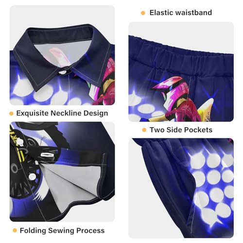Image of visesunny Little Boys Short Sleeve T-Shirt Beach Shirts Casual Shorts Set Summer Clothes for Kids Outfits