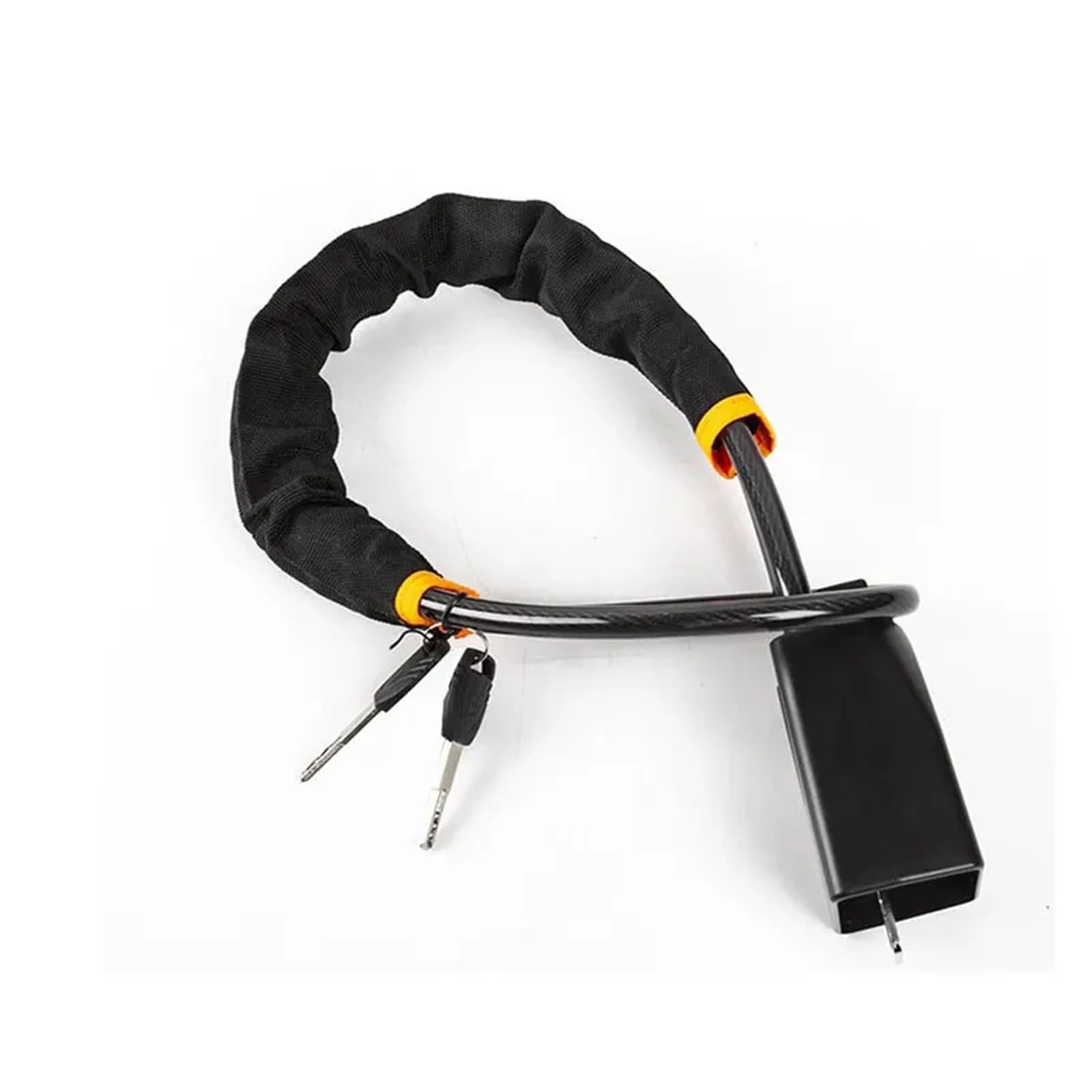Steering Wheel Lock Seat Belt Lock, Steering Wheel Lock with Seat Belt Buckle 3 Keys Multicolor for Truck Van RV(Black)