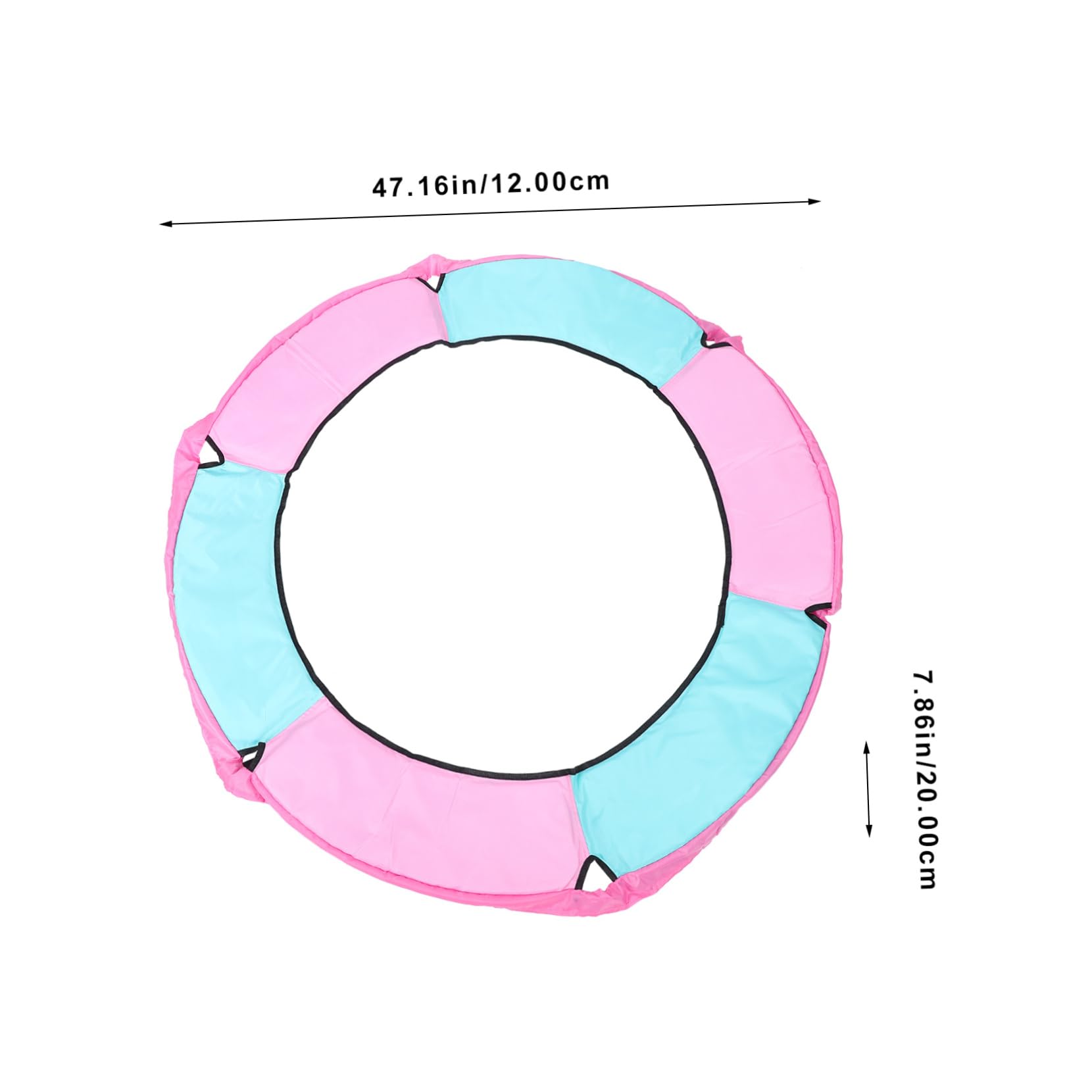 GALPADA Trampoline Protective Cover Pad Round Collision Design Easy Installation for Jumping