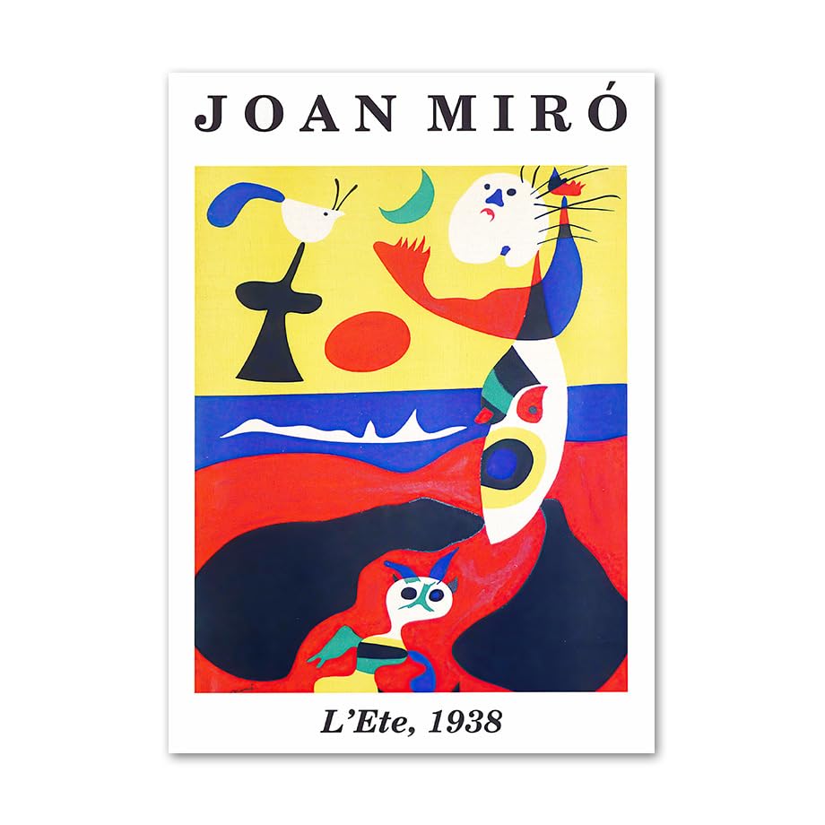 Amazon.co.jp: ジョアン・ミロ ポスター カラフル ジョアン・ミロ 版画