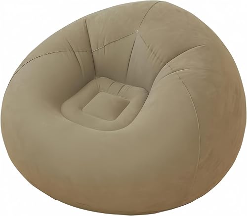 Miniatura 1 de Puf inflable, sillas de playa para adultos, adecuadas para dormitorio, sala de juegos, hogar, campamento, picnic, piscina, con bomba de pie