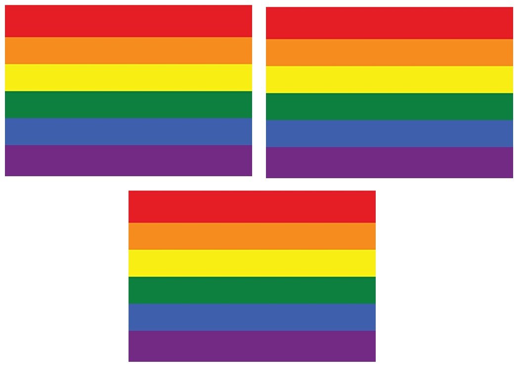 Drapeau de voiture aimant LGBT Pride roulez avec fierté chaque jour