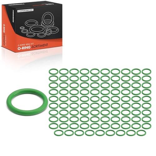 Frankberg Kit de reparación de aire acondicionado compatible con sistema de reparación universal de CA Exact ID (10,92 ± 0,13 mm) Exact CS (1,78 ± 0,08 mm) HNBR 100 unidades