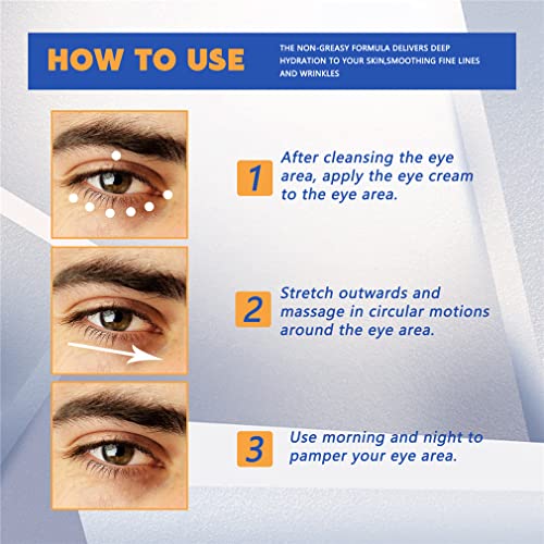 Awaken Peptide Lifting Eye Gel, Despertar peptídeo esfoliante creme de olhos, creme de olhos masculi