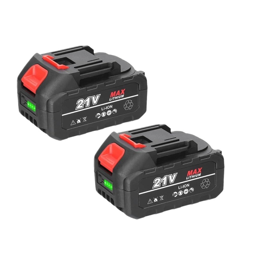 Batteria Ricaricabile Agli Ioni Di Litio Ad Alta Potenza 21V 20V 18V Con Indicatore Di Capacità, Compatibile Con Makita, BL1830 BL1840 BL1850 Utensile Elettrico(1 Battery)