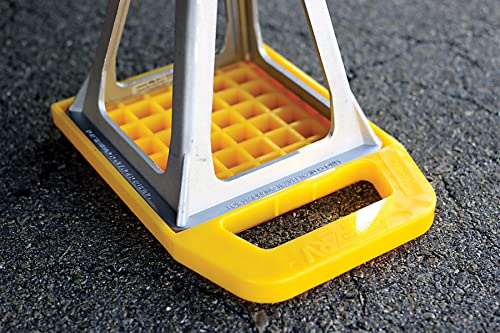 Camco Stabilizer Jack Pads, 6.5 X 9 Inches, Yellow, Pack Of 4 (44595) #TOP4