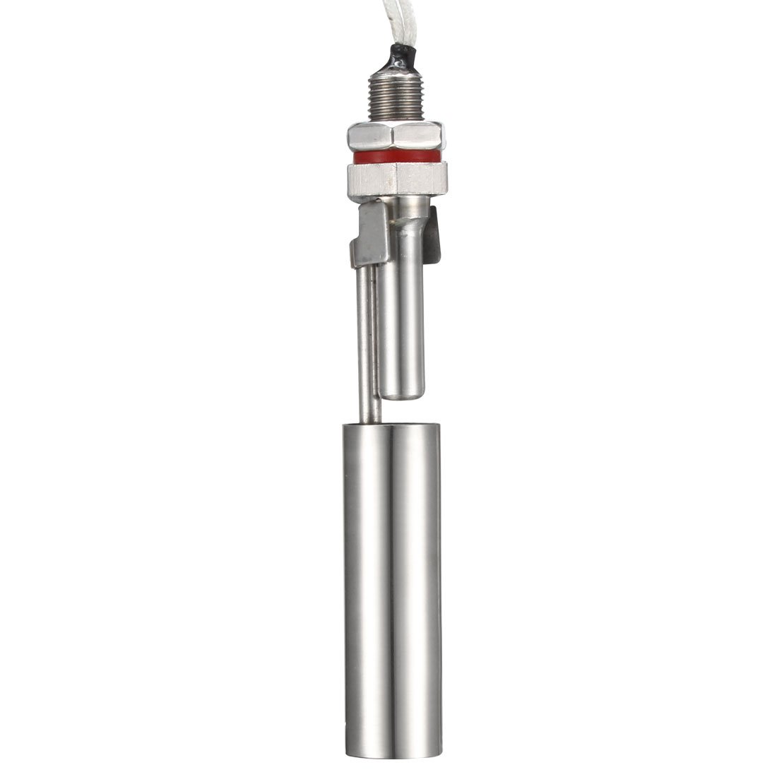 Interruptor de flotador de acero inoxidable for bomba de agua, tanque, piscina, jardín, estanque, Sensor de nivel de agua líquida, M11, 4,53 "de longitud Interruptor electrico