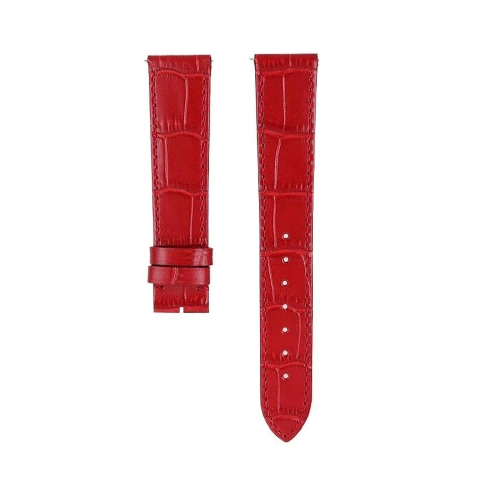 Correa de cuero de vaca suave y fina de 15 mm, 17 mm, 18 mm, 20 mm, compatible con Cartier Solo Santos Dumont, pulsera de cuero de vaca, accesorios for reloj