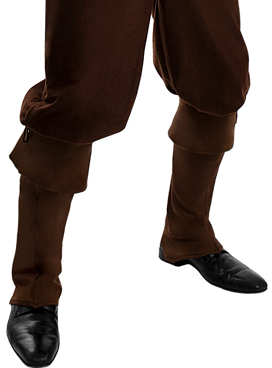 Funidelia | Surbottes Pirate Marron pour Femme et Homme Corsair, Boucanier - Couleur: Multicolore, Accessoire pour déguisement - Déguisements Amusants pour Vos soirées.