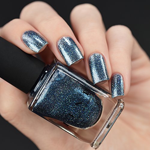 Image of ILNP Arctic Lights - Icy Blue Holographic Metallic Nail Polish