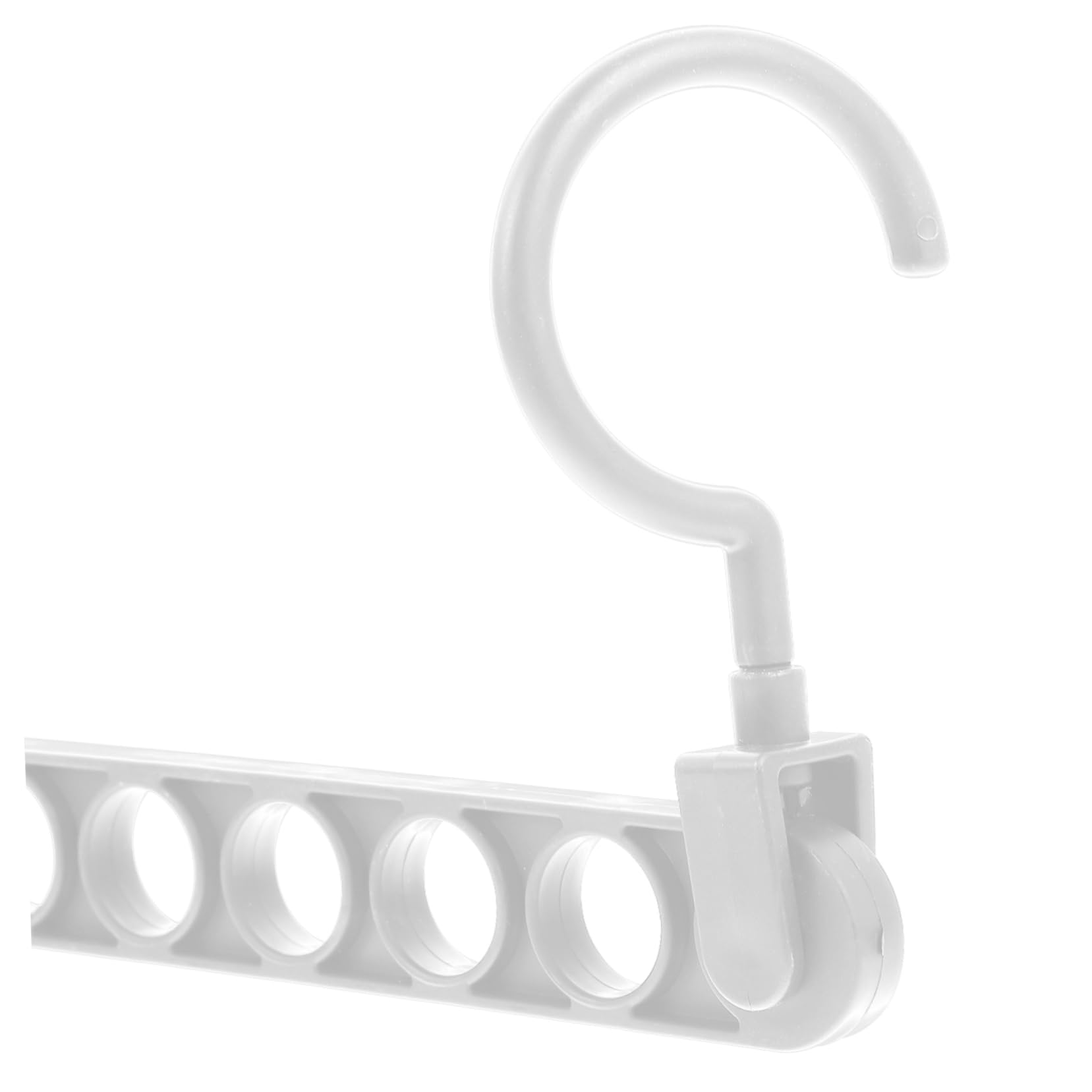 TOGEVAL 4Pcs Space Saving Closet Organizer Hangers Rotating Non Slip Hangers for Clothes for Apartments and Dorms Material Efficient Clothing Storage
