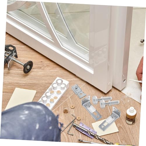 Kit de herrajes para puertas abatibles para reparación y reemplazo de puertas de clóset miniatura 3