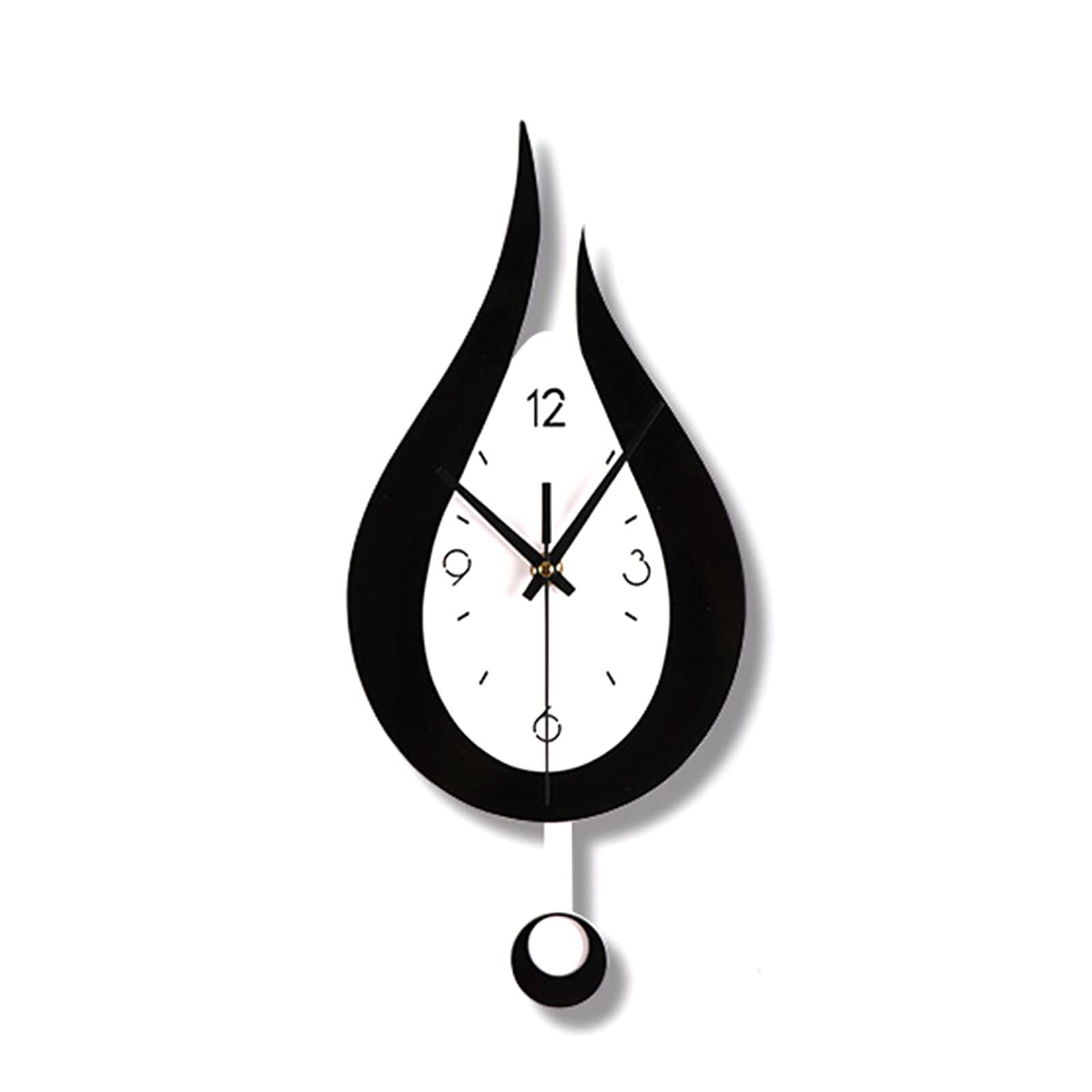 Orologio da Parete dal Design Moderno con Gocce d'Acqua per Orologio a Pendolo Acrilico Creativo
