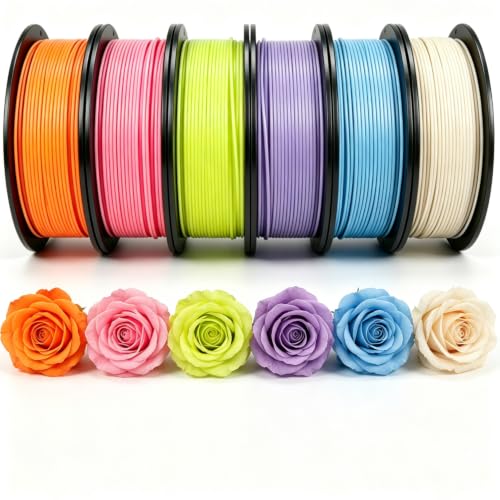 Image of 95A Matte TPU Filament Bundle 1.75mm 6 Pack 250g