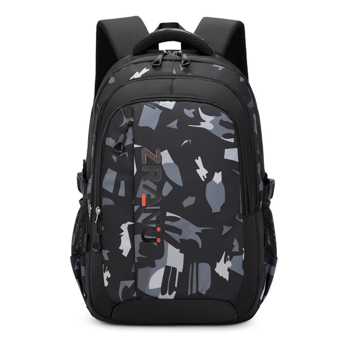 EKUIZAI camouflage print Boys Backpack Kids Schoolbag Black Cool Backpack for Teen Boys