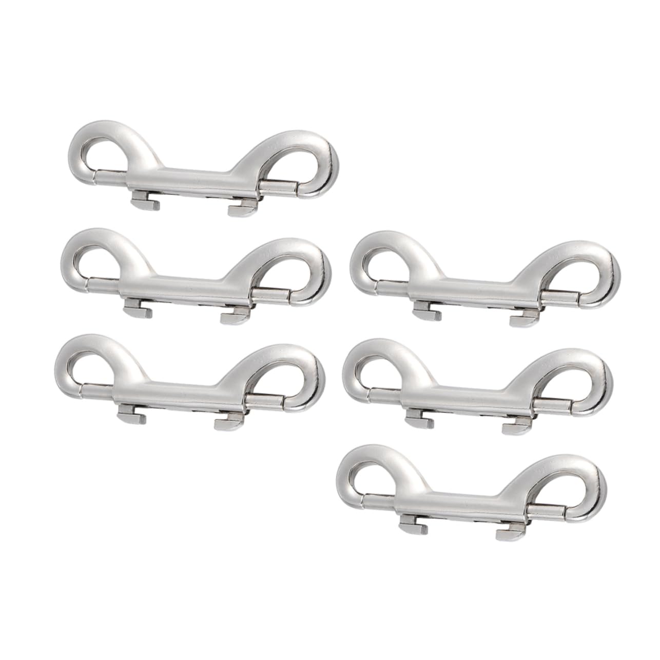 OKUMEYR 6pcs Dog Leash Snap Hooks Double Ended Snap Clips Dog Buckle Hooks for Pet Leash for Outdoor Activities