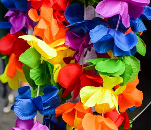 Alsino Catene hawaiane di fiori per feste