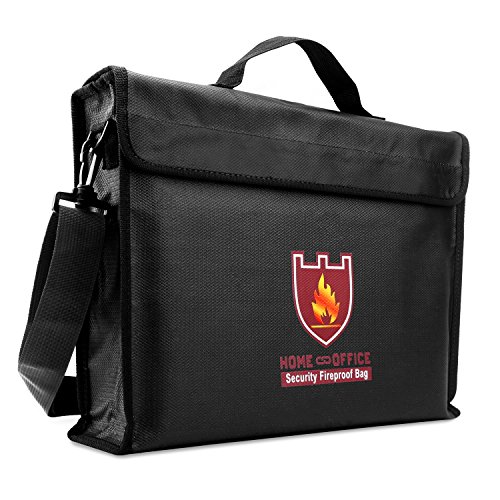 Fireproof Money & Document Bag, MoKo Fire & Water Resistant Large Cash