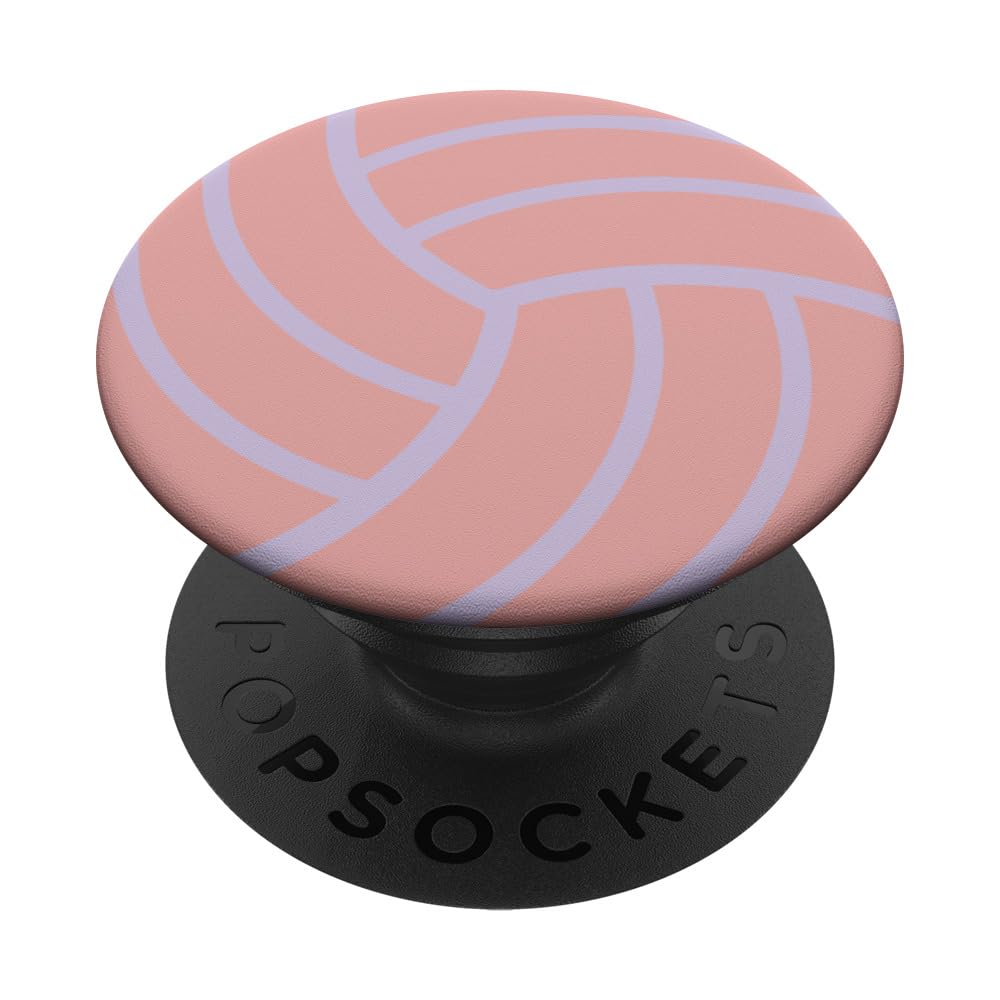 Rose Light Pastel Purple Volleyball PopSockets Adhesive PopGrip