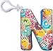 iscream Luscious Letters! Vanilla Scented Letter N Initial Mini Microbead Pillow Backpack Charm