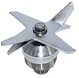 Blendin Stainless Steel Heavy Duty Wet Dry Ice 6 Blades Assembly,Compatible with Vitamix Part 1151,...